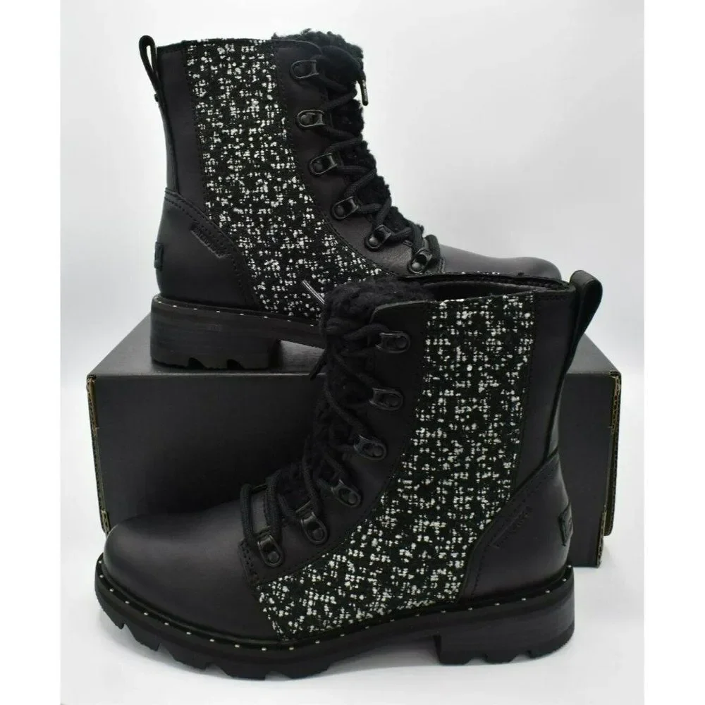 Sorel Womens Size 7‎ Lennox Lace Cozy Shearling Waterproof Winter Boots Shoes